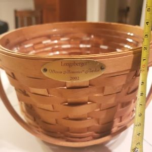 Longaberger Woven Memories Basket 2002